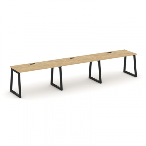 Style Project Рабочая станция 1 сторон. SN-5T1.ORS-031 Акация Лорка/Металл Антрацит/Заглушка Пластик