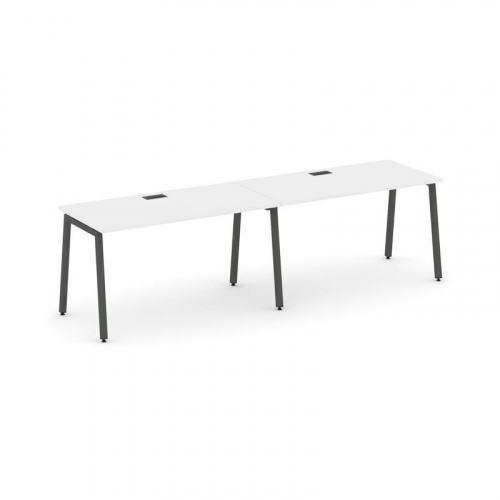 Style Project Рабочая станция 1 сторон. SN-4A.ORS-002 Антрацит/Металл Белый 2360*600*750 фото 24