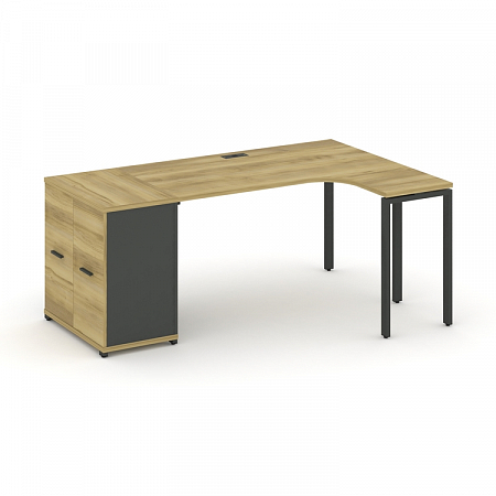 Стол эргономичный с опорным распашным шкафом Concept CN.SA-210(R)
