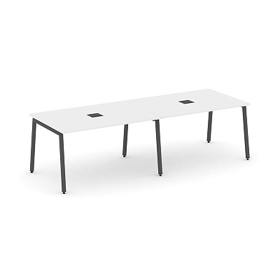 Style Project Стол переговорный SN-4A.SPRG-014 Белый/Металл Антрацит 3160*980*750