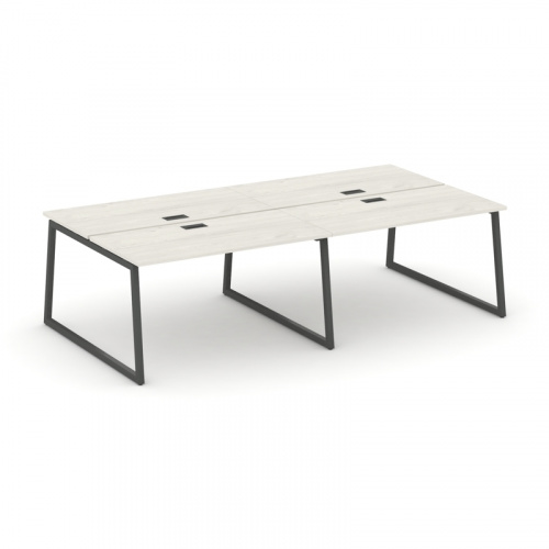 Style Project Рабочая станция 2-х сторон. SN-4T1.DRS-054 Акация Лорка/Металл Антрацит/Заглушка Пласт фото 9