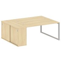 Бенч-система с шкафом-купе на О-обр. м/к Metal System БО.РС-СШК-1.4