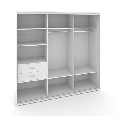 Корпус 3-х секционного шкафа низкого L=2519мм Maris SH.K3-7.2 K6