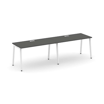 Style Project Рабочая станция 1 сторон. SN-4A.ORS-002 Антрацит/Металл Белый 2360*600*750