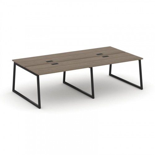 Style Project Рабочая станция 2-х сторон. SN-4T1.DRS-054 Акация Лорка/Металл Антрацит/Заглушка Пласт фото 8