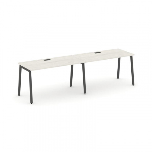 Style Project Рабочая станция 1 сторон. SN-4A.ORS-002 Антрацит/Металл Белый 2360*600*750 фото 16