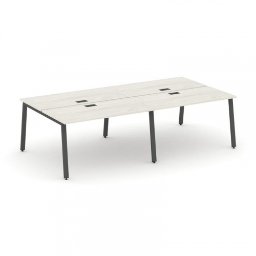 Style Project Рабочая станция 2-х сторон. SN-6A.DRS-043 Тиквуд Светлый/Металл Антрацит 2760*1432*750 фото 19