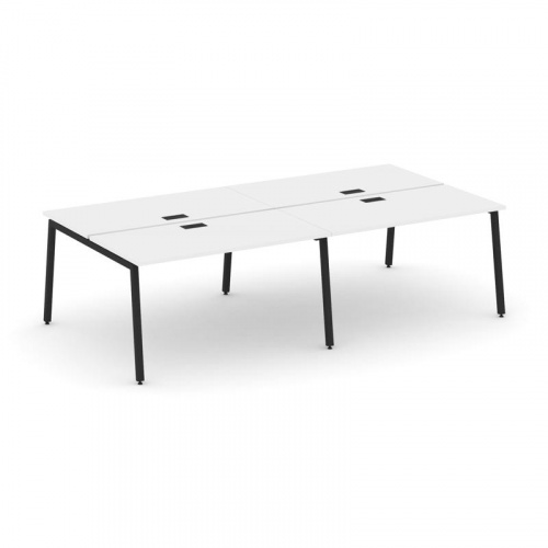 Style Project Рабочая станция 2-х сторон. SN-4A.DRS-032 Тиквуд Светлый/Металл Белый 2360*1232*750 фото 6