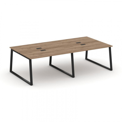 Style Project Рабочая станция 2-х сторон. SN-6T1.DRS-034 Акация Лорка/Металл Антрацит/Заглушка Пласт фото 8