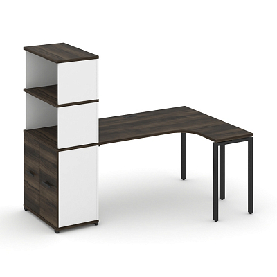 Стол эргономичный с опорным распашным шкафом Concept CN.SA-215(R)