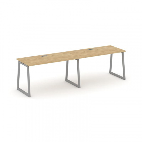 Style Project Рабочая станция 1 сторон. SN-4T1.ORS-013 Акация Лорка/Металл Антрацит/Заглушка Пластик фото 2