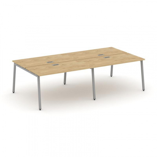 Style Project Рабочая станция 2-х сторон. SN-4A.DRS-032 Тиквуд Светлый/Металл Белый 2360*1232*750 фото 12