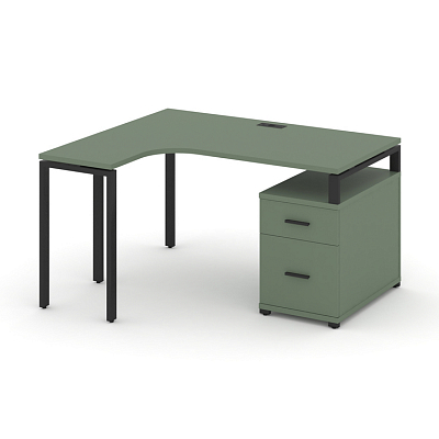 Стол эргономичный с опорной тумбой Concept CN.SA-304(L)