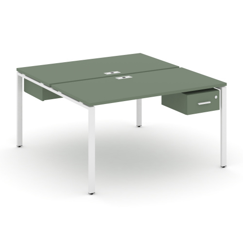 Бенч-система на 2 места с подвесными тумбами Concept CN.DRS-112 Бенч-система на 2 места с подвесными тумбами Concept CN.DRS-112