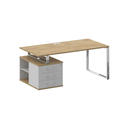 Стол руководителя (С опорной тумбой) Shift SK.SRT-180 (L)