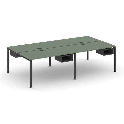 Бенч-система на 4 места с подвесными тумбами Concept CN.DRS-122 Бенч-система на 4 места с подвесными тумбами Concept CN.DRS-122