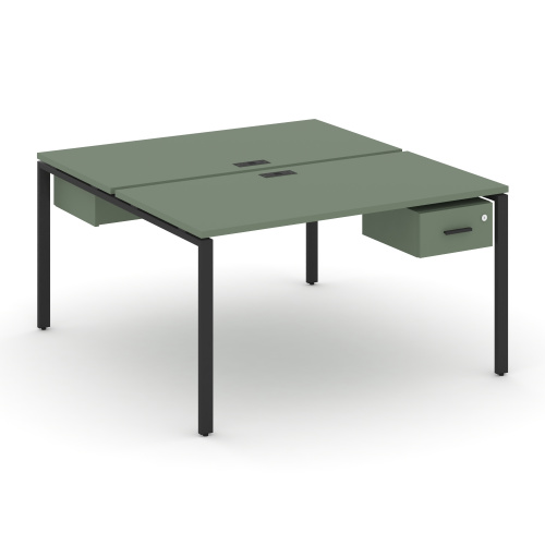 Бенч-система на 2 места с подвесными тумбами Concept CN.DRS-110 Бенч-система на 2 места с подвесными тумбами Concept CN.DRS-110