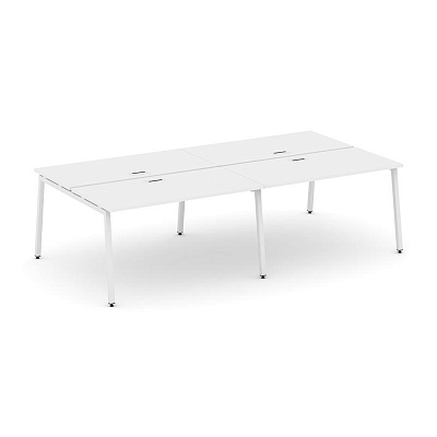 Style Project Рабочая станция 2-х сторон. SN-4A.DRS-053 Белый/Металл Белый 2760*1632*750