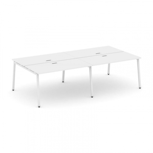 Style Project Рабочая станция 2-х сторон. SN-4A.DRS-032 Тиквуд Светлый/Металл Белый 2360*1232*750 фото 21