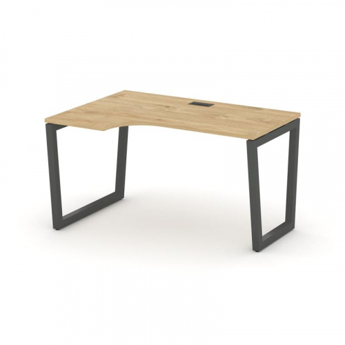 Style Project Стол рабочий эргоном. SN-5T2.SPA-002(L) Акация Лорка/Металл Антрацит/Заглушка Пластик фото 22