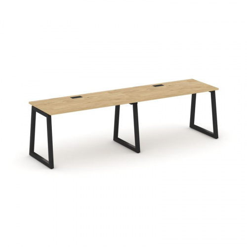 Style Project Рабочая станция 1 сторон. SN-5T1.ORS-003 Акация Лорка/Металл Антрацит/Заглушка Пластик Style Project Рабочая станция 1 сторон. SN-5T1.ORS-003 Акация Лорка/Металл Антрацит/Заглушка Пластик