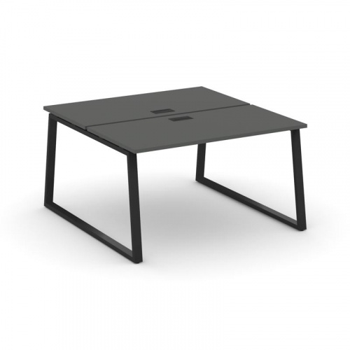Style Project Рабочая станция 2-х сторон. SN-6T1.DRS-004 Акация Лорка/Металл Антрацит/Заглушка Пласт фото 4