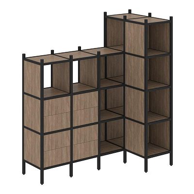 Стеллаж офисный угловой Loft VR.L-47