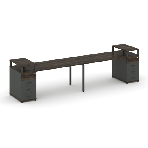 Бенч-система на 2 места с 2 опорными тумбами Concept CN.ORS-425 фото 3