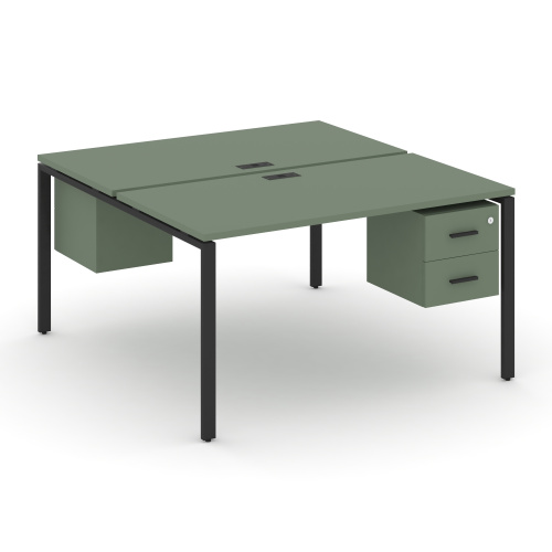 Бенч-система на 2 места с подвесными тумбами Concept CN.DRS-115 Бенч-система на 2 места с подвесными тумбами Concept CN.DRS-115