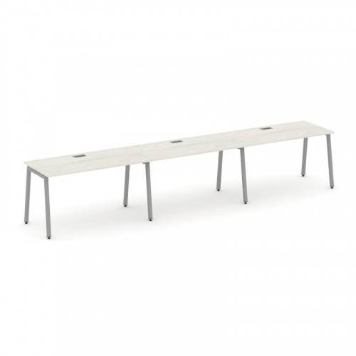 Style Project Рабочая станция 1 сторон. SN-4A.ORS-034 Тиквуд Светлый/Металл Антрацит 4740*600*750 фото 14