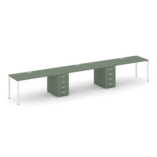 Бенч-система на 3 места с 2 опорными тумбами Concept CN.ORS-435 Бенч-система на 3 места с 2 опорными тумбами Concept CN.ORS-435