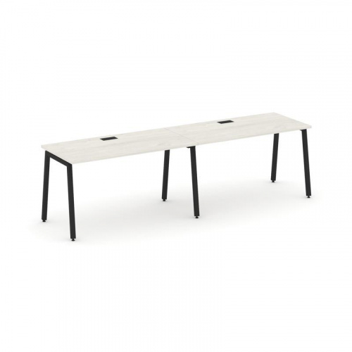 Style Project Рабочая станция 1 сторон. SN-4A.ORS-002 Антрацит/Металл Белый 2360*600*750 фото 12