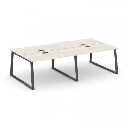 Style Project Рабочая станция 2-х сторон. SN-6T1.DRS-034 Акация Лорка/Металл Антрацит/Заглушка Пласт фото 24