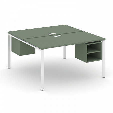 Бенч-система на 2 места с подвесными тумбами Concept CN.DRS-106