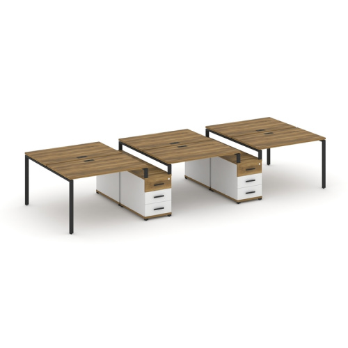 Бенч-система на 6 мест с 2 опорными тумбами Concept CN.DRS-334 фото 7