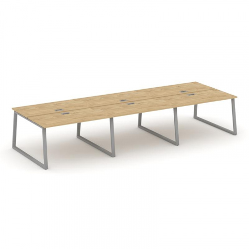 Style Project Рабочая станция 2-х сторон. SN-6T1.DRS-061 Акация Лорка/Металл Антрацит/Заглушка Пласт фото 2