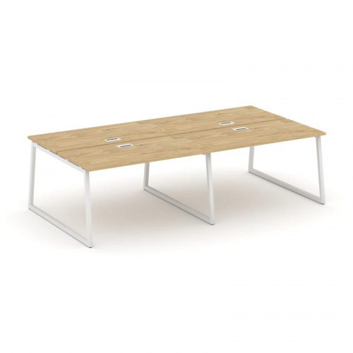 Style Project Рабочая станция 2-х сторон. SN-4T1.DRS-054 Акация Лорка/Металл Антрацит/Заглушка Пласт фото 3