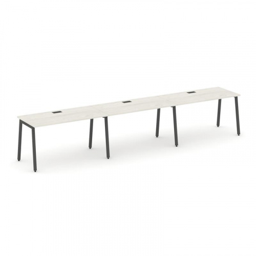 Style Project Рабочая станция 1 сторон. SN-4A.ORS-034 Тиквуд Светлый/Металл Антрацит 4740*600*750 фото 21