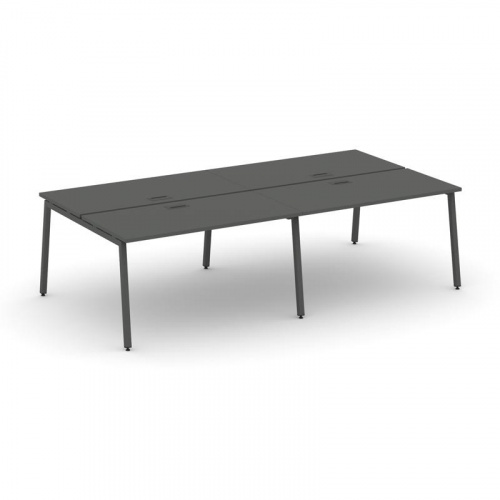 Style Project Рабочая станция 2-х сторон. SN-4A.DRS-032 Тиквуд Светлый/Металл Белый 2360*1232*750 фото 16