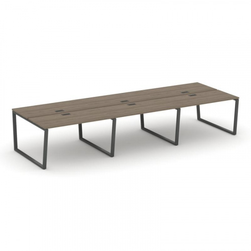 Style Project Рабочая станция 2-х сторон. SN-6T2.DRS-073 Акация Лорка/Металл Антрацит/Заглушка Пласт фото 25