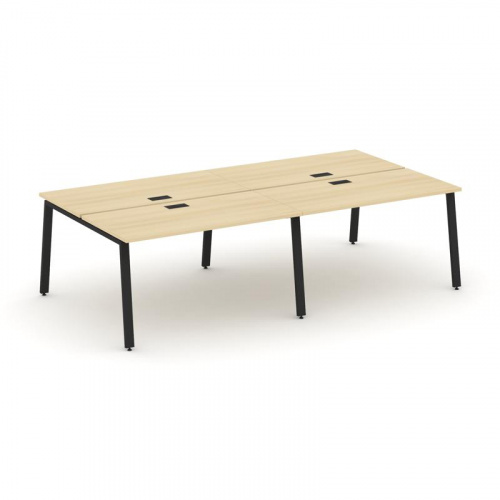 Style Project Рабочая станция 2-х сторон. SN-6A.DRS-043 Тиквуд Светлый/Металл Антрацит 2760*1432*750