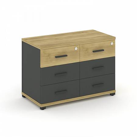 Тумба приставная с 6 ящиками Concept CN.TSP-007 A