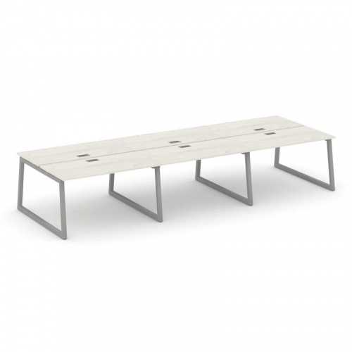 Style Project Рабочая станция 2-х сторон. SN-5T1.DRS-062 Акация Лорка/Металл Антрацит/Заглушка Пласт фото 11