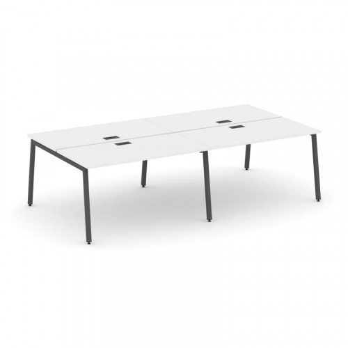 Style Project Рабочая станция 2-х сторон. SN-4A.DRS-032 Тиквуд Светлый/Металл Белый 2360*1232*750 фото 27