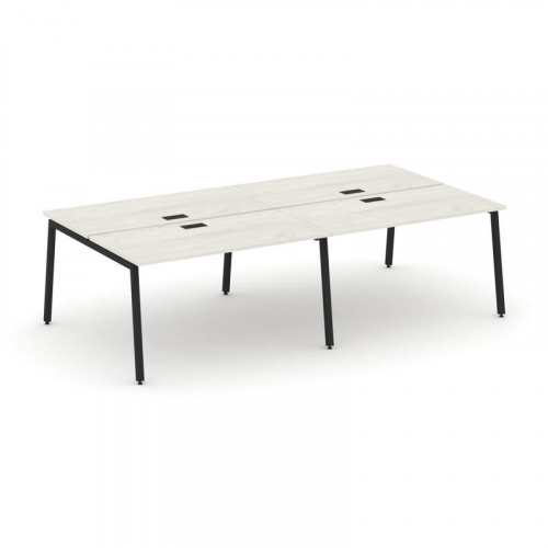 Style Project Рабочая станция 2-х сторон. SN-4A.DRS-032 Тиквуд Светлый/Металл Белый 2360*1232*750 фото 14