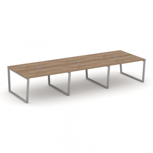 Style Project Рабочая станция 2-х сторон. SN-6T2.DRS-073 Акация Лорка/Металл Антрацит/Заглушка Пласт фото 10