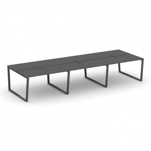 Style Project Рабочая станция 2-х сторон. SN-6T2.DRS-073 Акация Лорка/Металл Антрацит/Заглушка Пласт фото 27