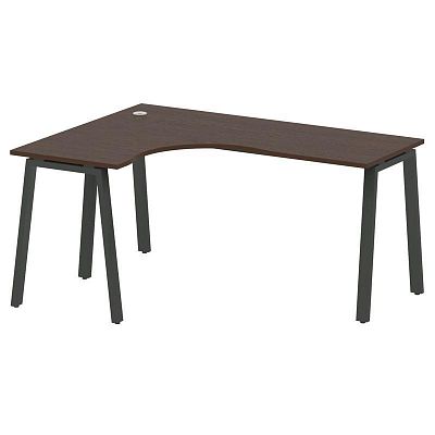 Стол офисный криволинейный Metal System БА.СА-4 (L)