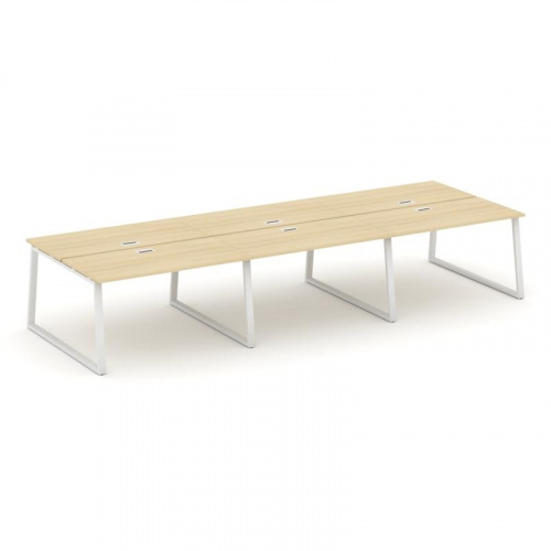 Style Project Рабочая станция 2-х сторон. SN-6T1.DRS-061 Акация Лорка/Металл Антрацит/Заглушка Пласт фото 21