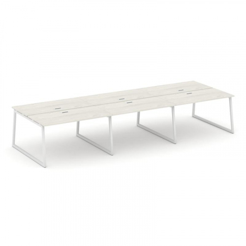 Style Project Рабочая станция 2-х сторон. SN-4T1.DRS-072 Акация Лорка/Металл Антрацит/Заглушка Пласт фото 18